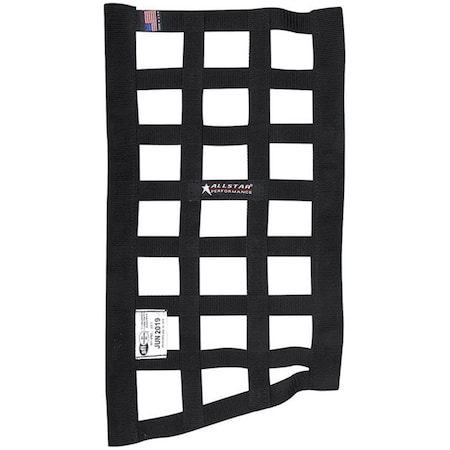 Allstar Performance Allstar Performance ALL10291 SFI Border Style Window Net for Funny Car; Black ALL10291